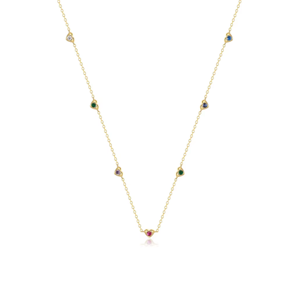 Color Hearts | Ketting