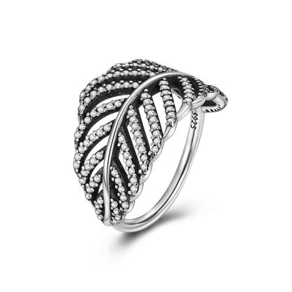 Zirkonia Leaf | Ring