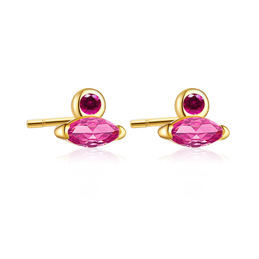 Zirconia Studs | Oorringen