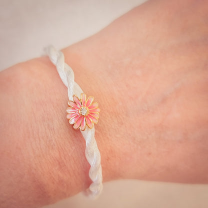 Aliki - Satin Bracelet Flower | Armband