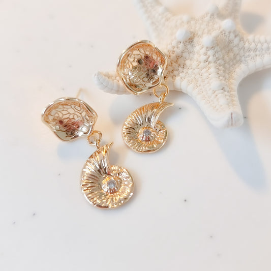 Snail Studs| Oorringen