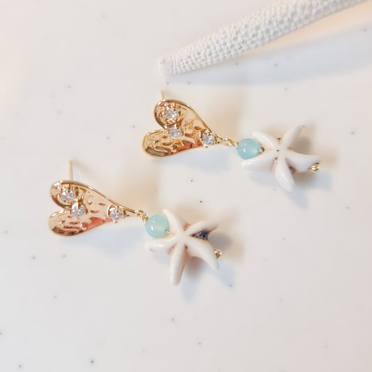 Starfish Studs| Oorringen