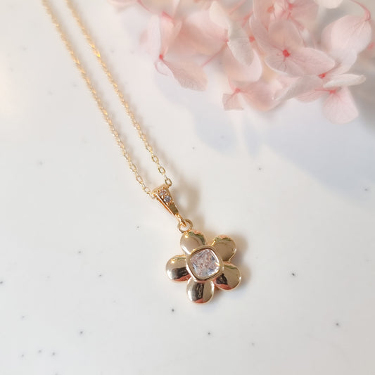 Ketting 24kt Verguld | Flower