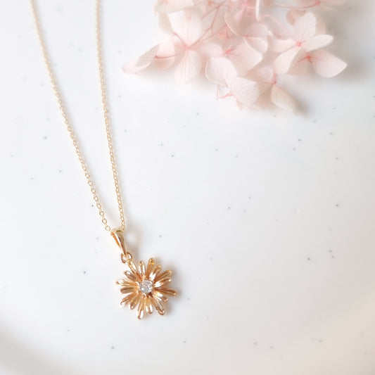 Ketting 24kt Verguld | Flower
