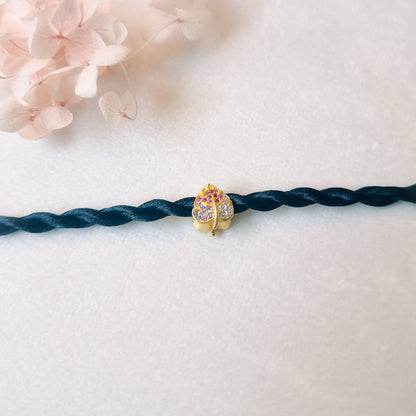 Twisted Satijn Armband | Zirconia Blad