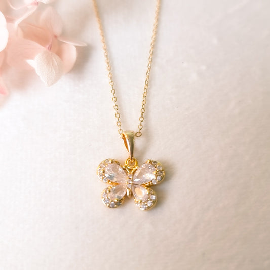 Ketting 24kt Verguld | Butterfly