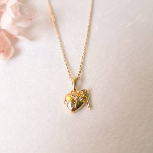 Ketting 24kt Verguld | Key to your Heart
