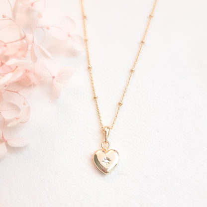 Ketting 24kt Verguld | Vintage Heart