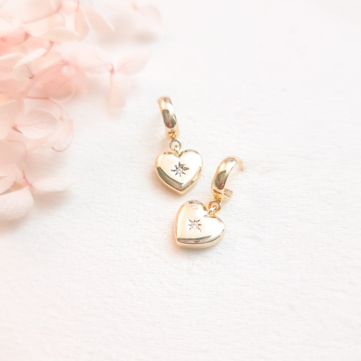 Oorringen 24kt Verguld | Vintage Hearts