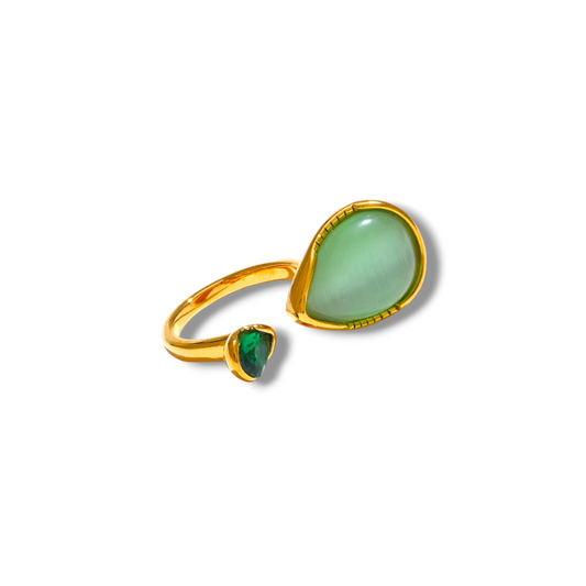 Groene Natuursteen – Ring
