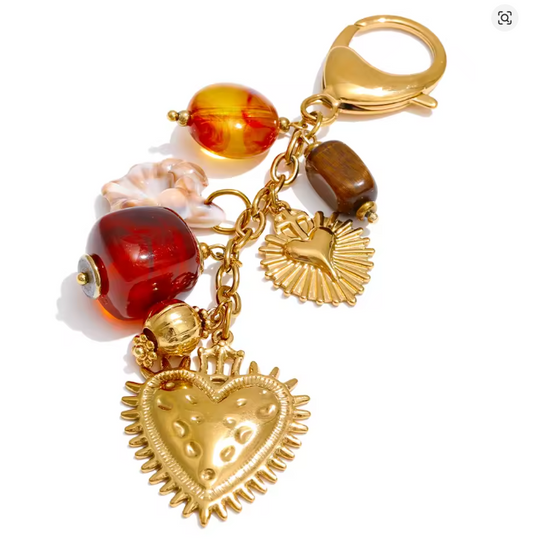 Sleutel - Tas Hanger | Hearts