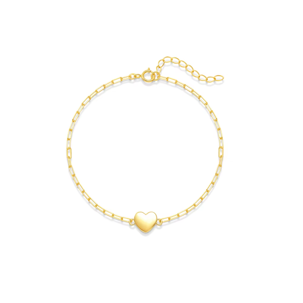 Armband 18kt Verguld Zilver | Heart