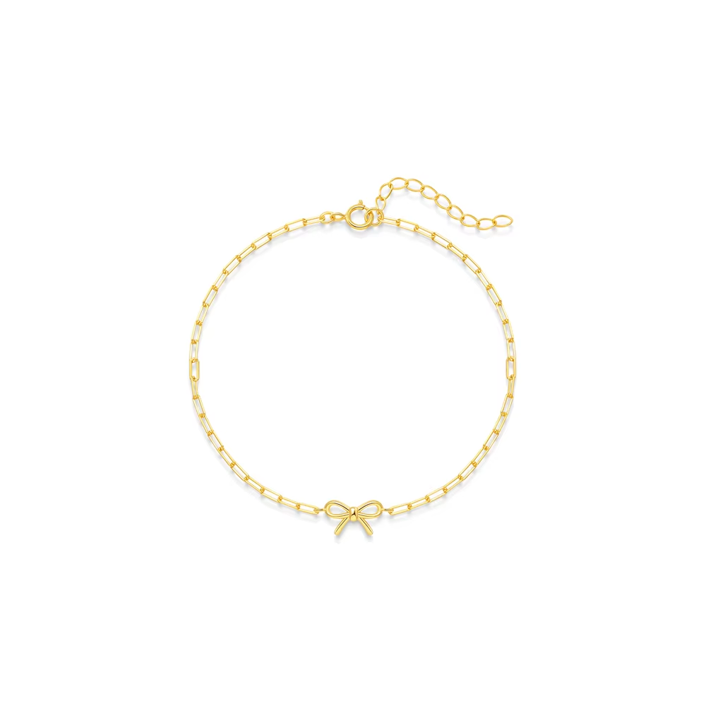 Armband 18kt Verguld Zilver | Bow