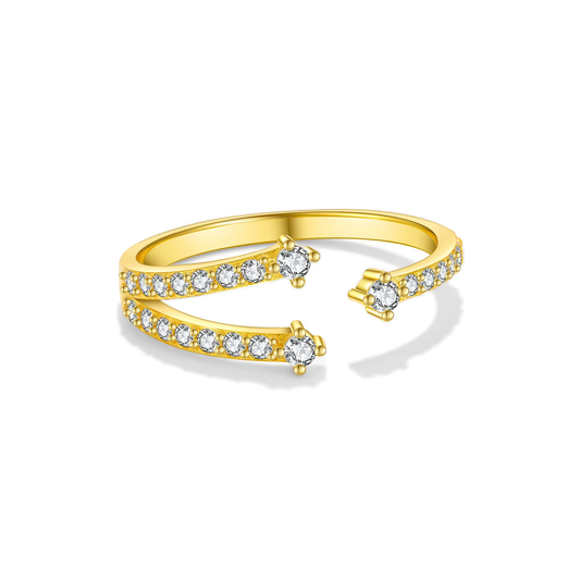 Zirconia Double Open - Ring