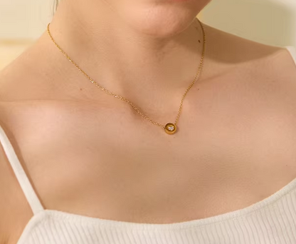 Ketting Edelstaal | Zirconia Hart