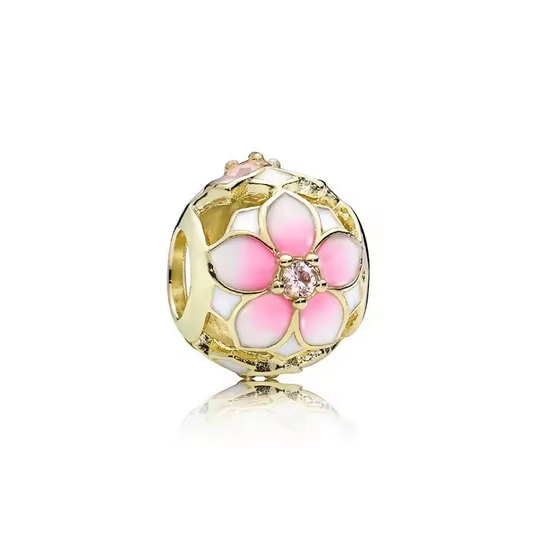 Pink Flower - Charm